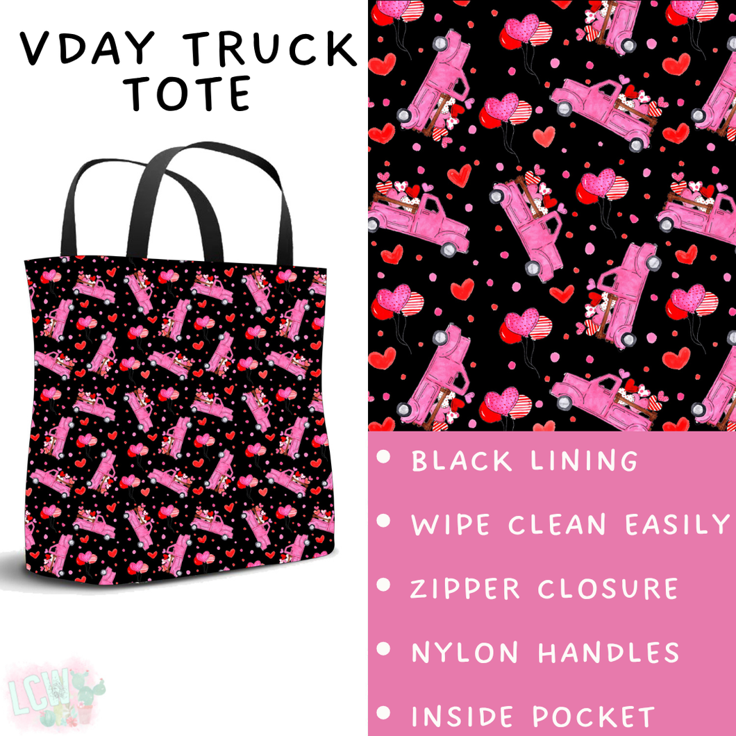 Batch #453 - Love Day 2 - Closes 11/24 - ETA mid Jan - Vday Truck Tote