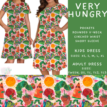 Load image into Gallery viewer, Batch #456 - Storybook Collection 4 - Closes 11/28 - ETA late Jan - Very Hungry Womens &amp; Girls Dress
