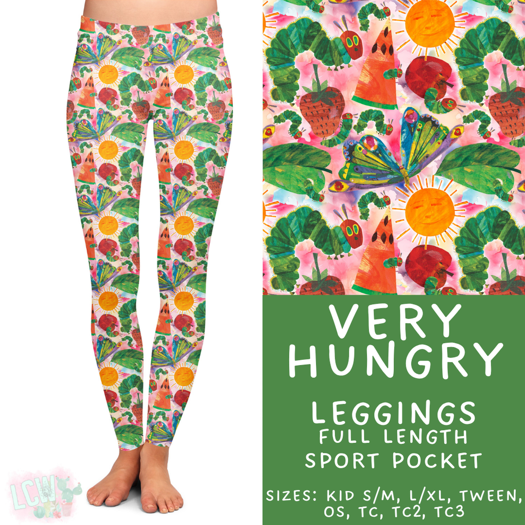 Batch #456 - Storybook Collection 4 - Closes 11/28 - ETA late Jan - Very Hungry Full Length Leggings