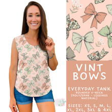 Load image into Gallery viewer, Batch #547 - Set in Style Collection - Closes 6/24 - ETA late August - Vint Bows Everyday Tank

