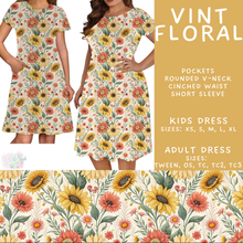 Load image into Gallery viewer, Batch #603 - September Request Run - Closes 10/26 - ETA mid/late Dec - Vint Floral Adult &amp; Kids Dresses
