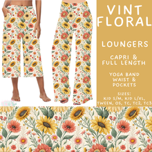 Load image into Gallery viewer, Batch #603 - September Request Run - Closes 10/26 - ETA mid/late Dec - Vint Floral Capri and Full Length Loungers
