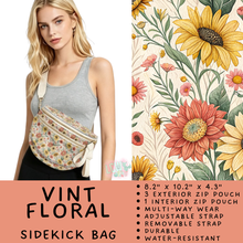 Load image into Gallery viewer, Batch #604 - Sidekick Bag 3 - Closes 10/26 - ETA mid/late Dec - Vint Floral Sidekick Bag
