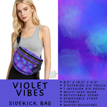 Load image into Gallery viewer, Batch #604 - Sidekick Bag 3 - Closes 10/26 - ETA mid/late Dec - Violet Vibes Sidekick Bag
