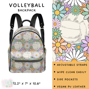 Batch #309 - Card Holders & Mini Backpacks - Closing 3/24 - ETA late May - Volleyball Mini Backpack