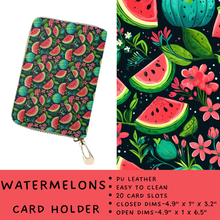 Load image into Gallery viewer, Batch #309 - Card Holders &amp; Mini Backpacks - Closing 3/24 - ETA late May - Watermelons Card Holder
