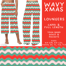 Load image into Gallery viewer, Batch #595 - Christmas Spirit 2 - Closes 10/7 - ETA early Dec - Wavy Xmas Capri and Full Length Loungers
