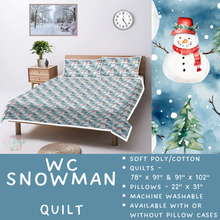 Load image into Gallery viewer, Batch  #410 - Cozy Quilts - Closes 9/10 - ETA late October - WC Snowman Quilt
