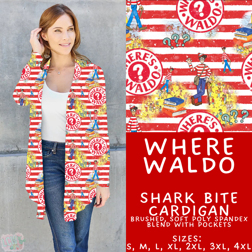 Batch #456 - Storybook Collection 4 - Closes 11/28 - ETA late Jan - Where Waldo Cardigan