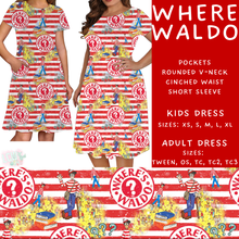 Load image into Gallery viewer, Batch #456 - Storybook Collection 4 - Closes 11/28 - ETA late Jan - Where Waldo Womens &amp; Girls Dress
