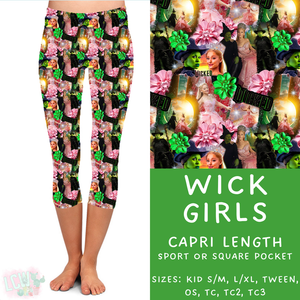 Batch #370 - Fun Run 12 - Closes 7/8 - ETA early Sept - Wick Girls Capri Length Leggings
