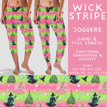 Load image into Gallery viewer, Batch #601 - Cool Characters 19 - Closes 10/21 - ETA mid Dec - Wick Stripe Full and Capri Length Joggers
