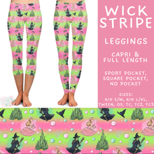 Load image into Gallery viewer, Batch #601 - Cool Characters 19 - Closes 10/21 - ETA mid Dec - Wick Stripe Full and Capri Length Leggings
