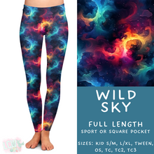 Load image into Gallery viewer, Ready to Ship - Wild Sky Full Length Legging - Sport Pocket TC
