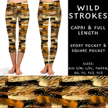 Load image into Gallery viewer, Ready To Ship - Wild Strokes Full Length Leggings - Sport Pocket TC
