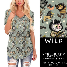 Load image into Gallery viewer, Batch #308 - Storybook Collection 2 - Closes 3/21 - ETA mid May - Wild V-Neck Tee
