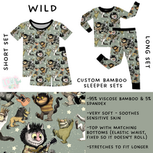 Load image into Gallery viewer, Ready To Ship - Wild Bamboo Short Set - 6T &amp; Long Set - 5T &amp; 6T
