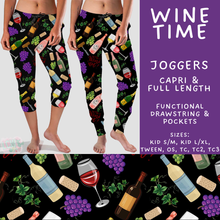 Load image into Gallery viewer, Batch #548 - May Request Run - Closes 6/26 - ETA late August - Wine Time Full and Capri Length Joggers

