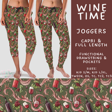Load image into Gallery viewer, Batch #607 - Fun Run 28 - Closes 11/2 - ETA early Jan - Wine Time Full and Capri Length Joggers
