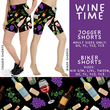 Load image into Gallery viewer, Batch #548 - May Request Run - Closes 6/26 - ETA late August - Wine Time Biker &amp; Jogger Shorts
