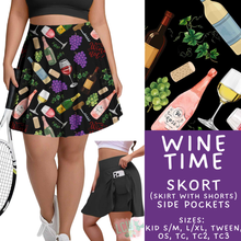 Load image into Gallery viewer, Batch #548 - May Request Run - Closes 6/26 - ETA late August - Wine Time Skort
