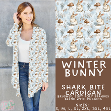 Load image into Gallery viewer, Batch #439 - Winter Watercolor 2 - Closes 10/30 - ETA mid Dec - Winter Bunny Cardigan
