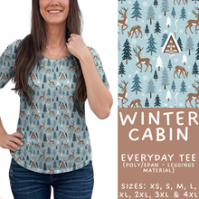Load image into Gallery viewer, Batch #433 - Winter Cabin - Closes 10/20 - ETA early Dec - Winter Cabin Everyday Tee
