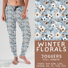 Load image into Gallery viewer, Batch #439 - Winter Watercolor 2 - Closes 10/30 - ETA mid Dec - Winter Florals Joggers
