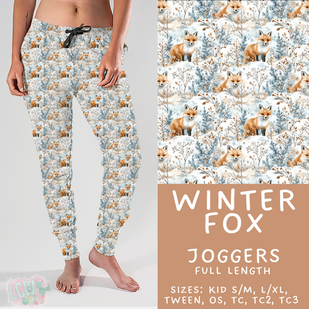 Batch #439 - Winter Watercolor 2 - Closes 10/30 - ETA mid Dec - Winter Fox Joggers