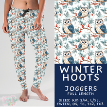 Load image into Gallery viewer, Batch #439 - Winter Watercolor 2 - Closes 10/30 - ETA mid Dec - Winter Hoots Joggers
