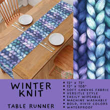 Load image into Gallery viewer, Batch #602 - Table Runners &amp; Placemats - Closes 10/23 - ETA mid Dec - Winter Knit Table Runner
