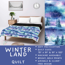 Load image into Gallery viewer, Batch #597 - Christmas Quilts - Closes 10/12 - ETA early Dec - Winter Land Quilt
