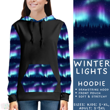 Load image into Gallery viewer, Batch #439 - Winter Watercolor 2 - Closes 10/30 - ETA mid Dec - Winter Lights Hoodie
