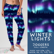 Load image into Gallery viewer, Batch #439 - Winter Watercolor 2 - Closes 10/30 - ETA mid Dec - Winter Lights Joggers
