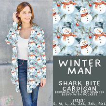 Load image into Gallery viewer, Batch #439 - Winter Watercolor 2 - Closes 10/30 - ETA mid Dec - Winter Man Cardigan
