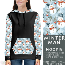 Load image into Gallery viewer, Batch #439 - Winter Watercolor 2 - Closes 10/30 - ETA mid Dec - Winter Man Hoodie
