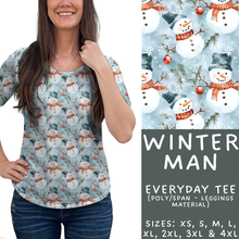 Load image into Gallery viewer, Batch #439 - Winter Watercolor 2 - Closes 10/30 - ETA mid Dec - Winter Man Everyday Tee
