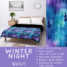 Load image into Gallery viewer, Batch #597 - Christmas Quilts - Closes 10/12 - ETA early Dec - Winter Night Quilt
