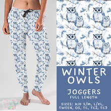 Load image into Gallery viewer, Ready to Ship - Winter Owls Joggers - TC2
