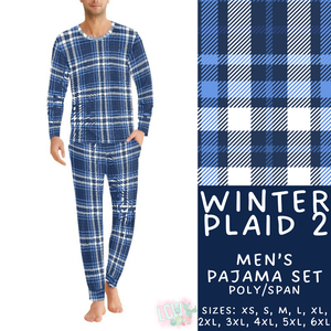Batch #425 - Winter Family Pajamas - Closes 10/6 - ETA late Nov - Winter Plaid 2 Men's Pajama Set