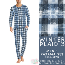 Load image into Gallery viewer, Batch #425 - Winter Family Pajamas - Closes 10/6 - ETA late Nov - Winter Plaid 3 Men&#39;s Pajama Set
