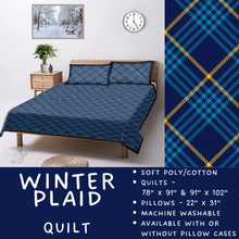 Load image into Gallery viewer, Batch  #410 - Cozy Quilts - Closes 9/10 - ETA late October - Winter Plaid Quilt

