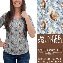 Load image into Gallery viewer, Batch #439 - Winter Watercolor 2 - Closes 10/30 - ETA mid Dec - Winter Squirrel Everyday Tee
