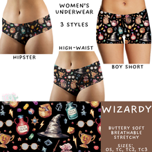 Load image into Gallery viewer, Ready to Ship - Wizardy Women&#39;s Underwear - Hipster &amp; High Waist
