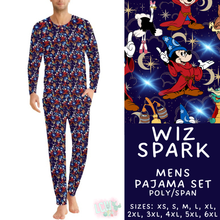 Load image into Gallery viewer, Batch #590 - Magical Family Pajamas - Closes 9/18 - ETA mid Nov - Wiz Spark Men's Pajama Set
