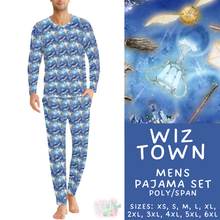 Load image into Gallery viewer, Batch #590 - Magical Family Pajamas - Closes 9/18 - ETA mid Nov - Wiz Town Men's Pajama Set
