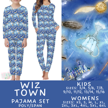 Load image into Gallery viewer, Batch #590 - Magical Family Pajamas - Closes 9/18 - ETA mid Nov - Wiz Town Women's &amp; Kid's Pajama Set

