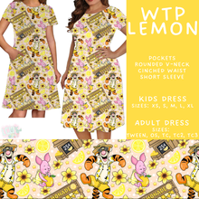Load image into Gallery viewer, Batch #552 - Magical Faves 22 - Closes 7/6 - ETA early Sept - WTP Lemon Adult &amp; Kids Dresses
