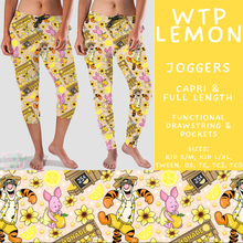 Load image into Gallery viewer, Batch #552 - Magical Faves 22 - Closes 7/6 - ETA early Sept - WTP Lemon Full and Capri Length Joggers
