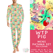 Load image into Gallery viewer, Batch #590 - Magical Family Pajamas - Closes 9/18 - ETA mid Nov - WTP Pig Men's Pajama Set
